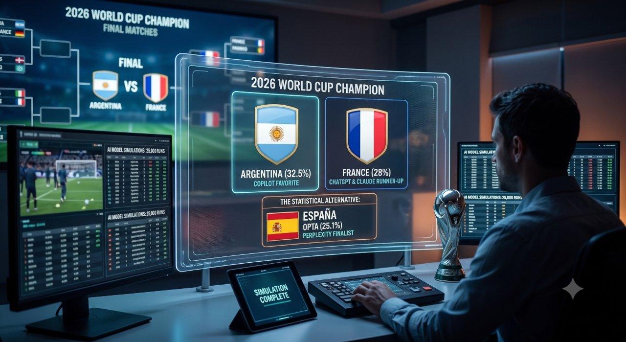 Predicciones del Mundial 2026- iquestqueacute seleccioacuten ganaraacute la Copa del Mundo seguacuten la inteligencia artificial