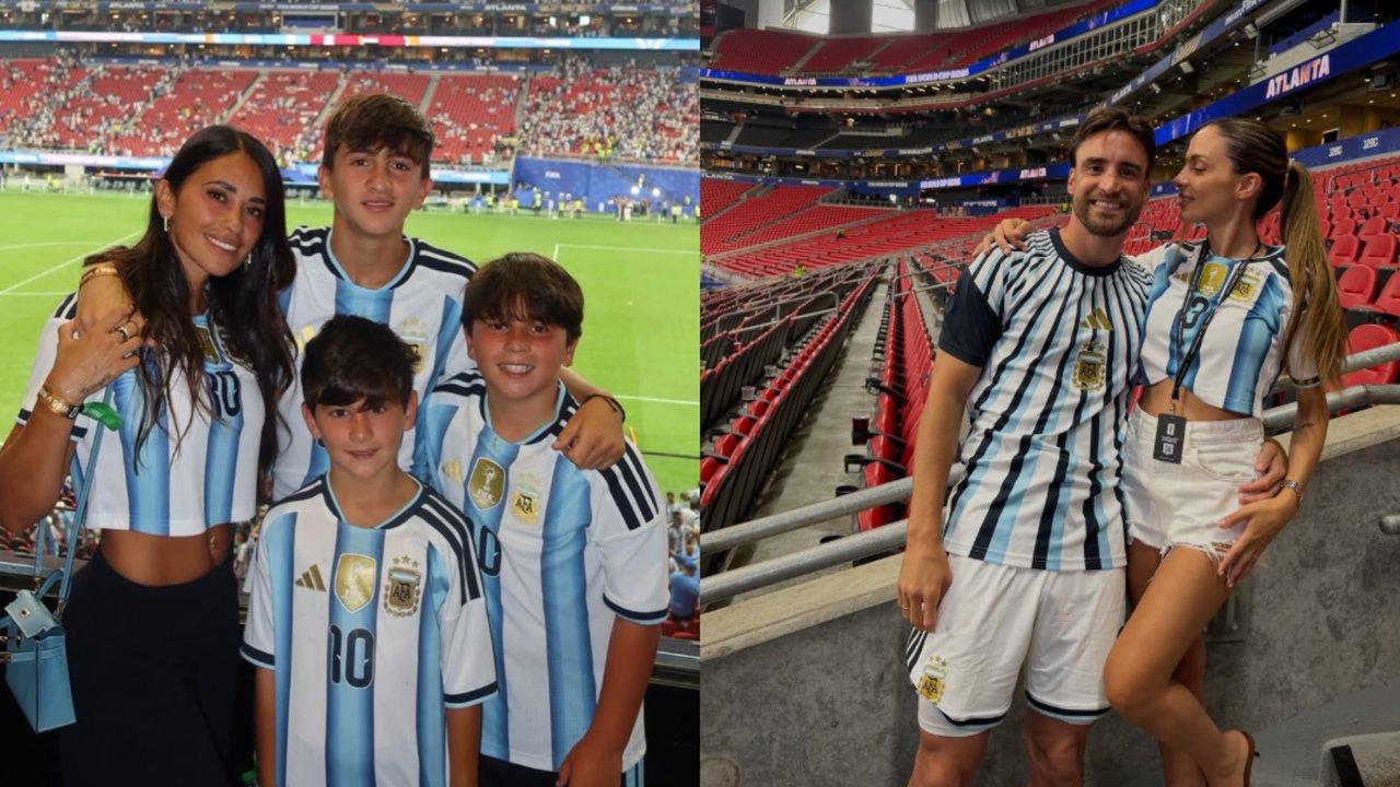 Desde Antonela hasta Tini- las ldquomuchachasrdquo de la Seleccioacuten celebraron el triunfo de Argentina