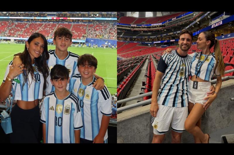 Desde Antonela hasta Tini- las ldquomuchachasrdquo de la Seleccioacuten celebraron el triunfo de Argentina