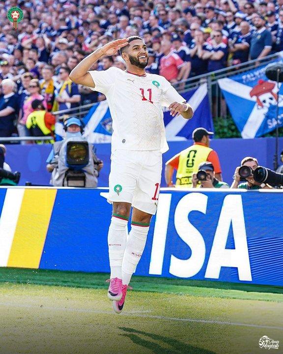 El goleador de Marruecos se perderaacute el partido de cuartos de final ante Francia