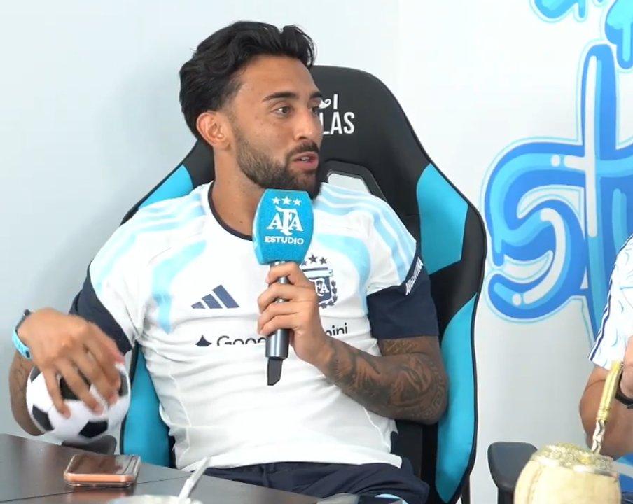 Nico Gonzaacutelez se rioacute del apodo que le puso Scaloni tras la remontada ante Egipto