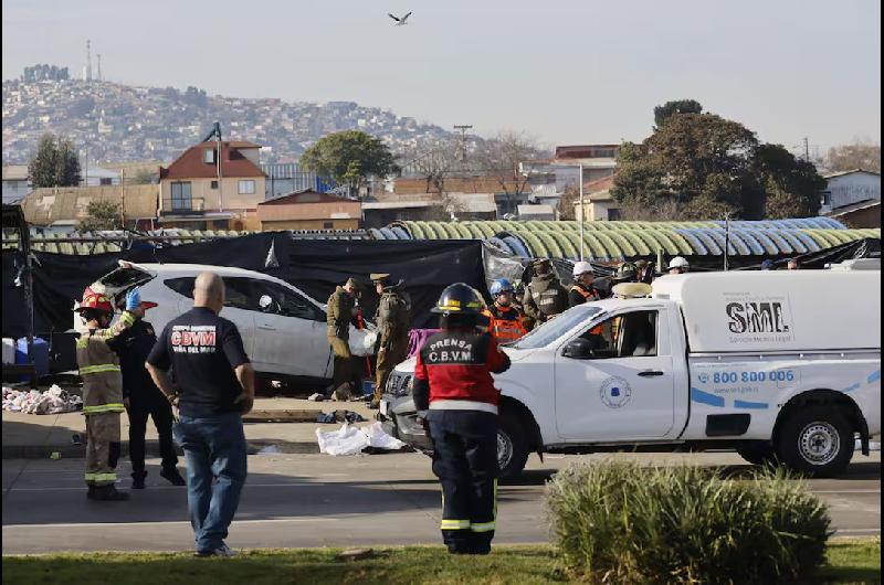 Tragedia en Vintildea del Mar- un militar chileno atropelloacute y matoacute a seis personas