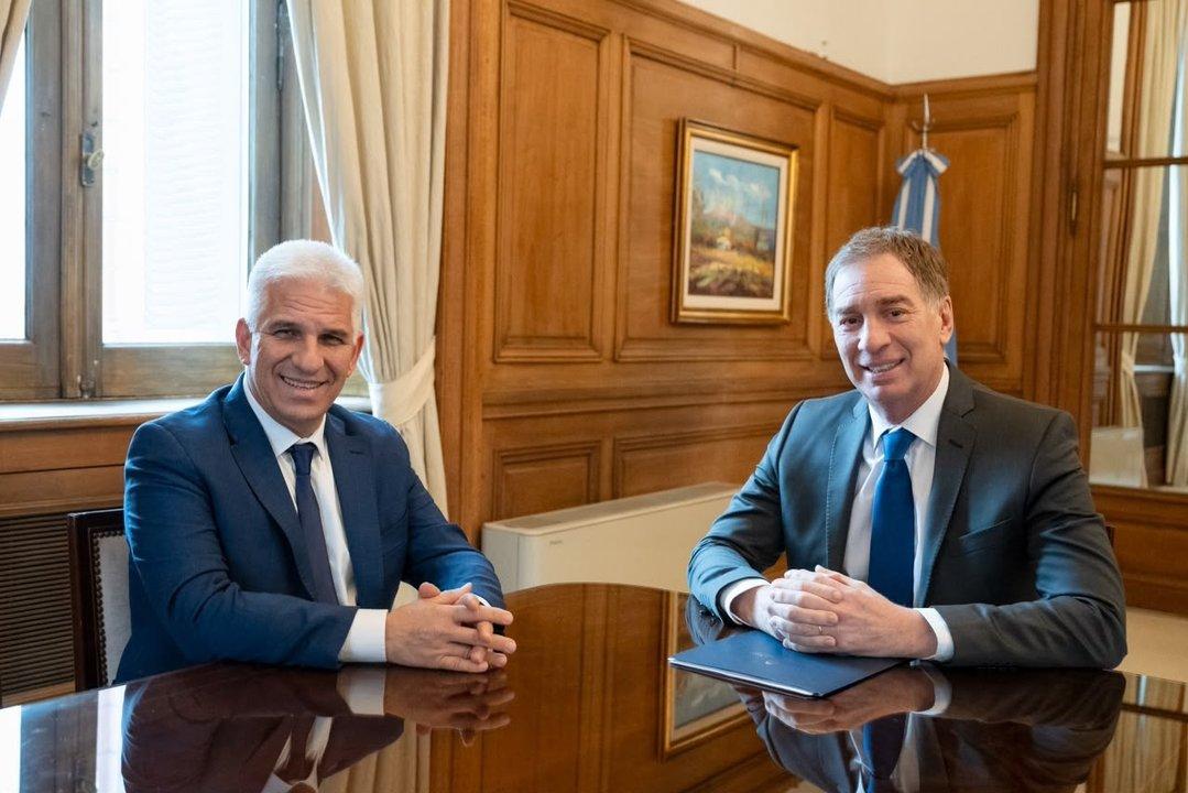 Santilli se reunioacute con Poggi por la reforma electoral y de la Carta Orgaacutenica del BCRA