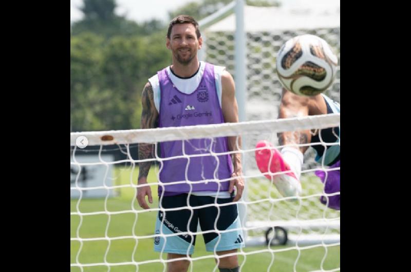 El mensaje de Messi tras el uacuteltimo entrenamiento de la Seleccioacuten argentina en Kansas City