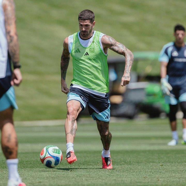 De Paul en la previa del partido contra Inglaterra- Este tipo de partidos me entusiasma mucho