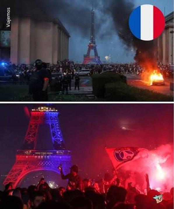 Francia- 160 detenidos tras disturbios por la derrota ante Espantildea en la semifinal del Mundial 2026