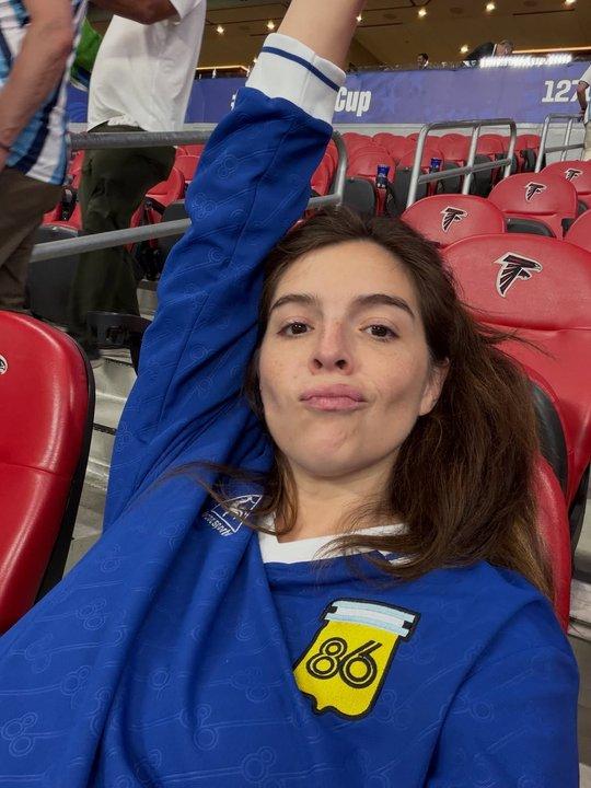 ldquoNo paro de llorar te extrantildeordquo- Dalma recordoacute a Diego Maradona tras el triunfo ante Inglaterra