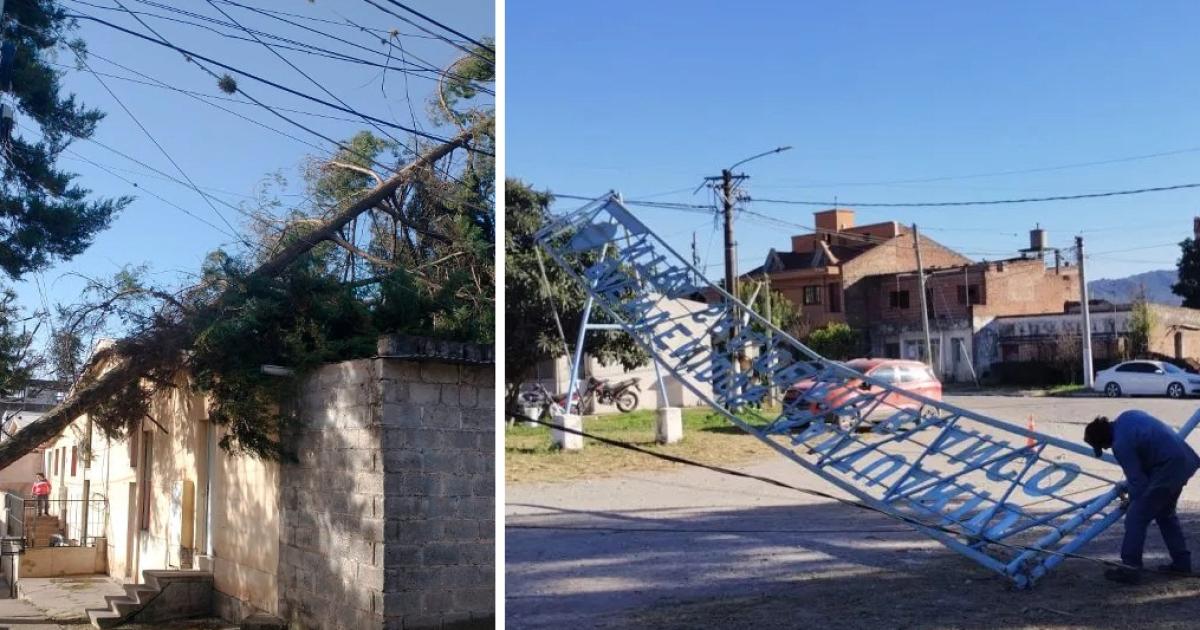 Dantildeos y cortes de energiacutea por el viento norte- alerta naranja