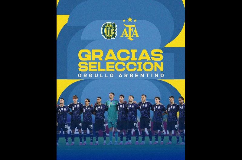 Rosario Central borroacute a Messi en un posteo para la Seleccioacuten y fue destrozado en las redes