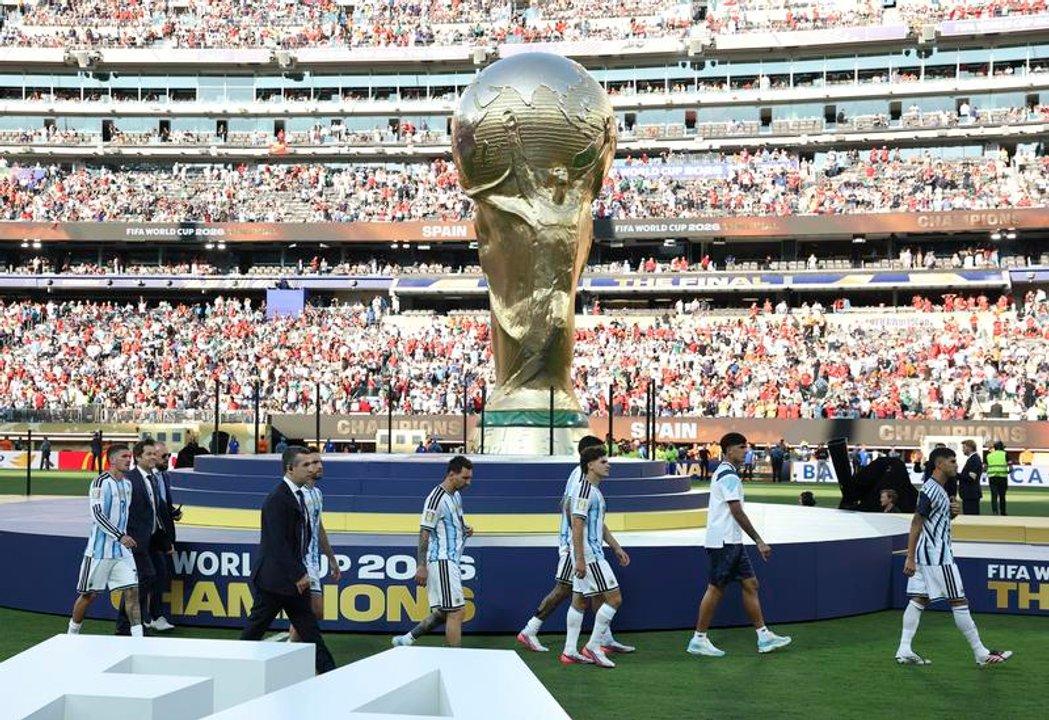 Ningun jugador de la Seleccioacuten argentina declarado tras perder la final del Mundial ante Espantildea
