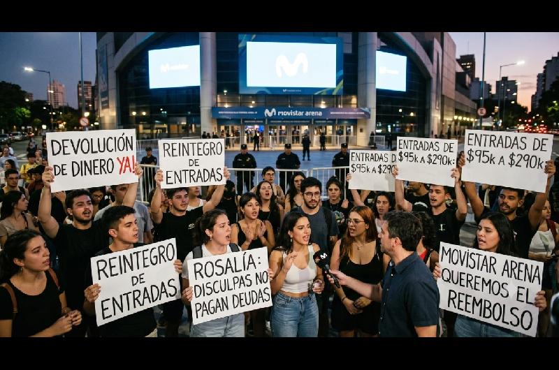 Malestar con Rosaliacutea- cuaacutento cuestan las entradas que estaacute devolviendo la gente para el Movistar Arena