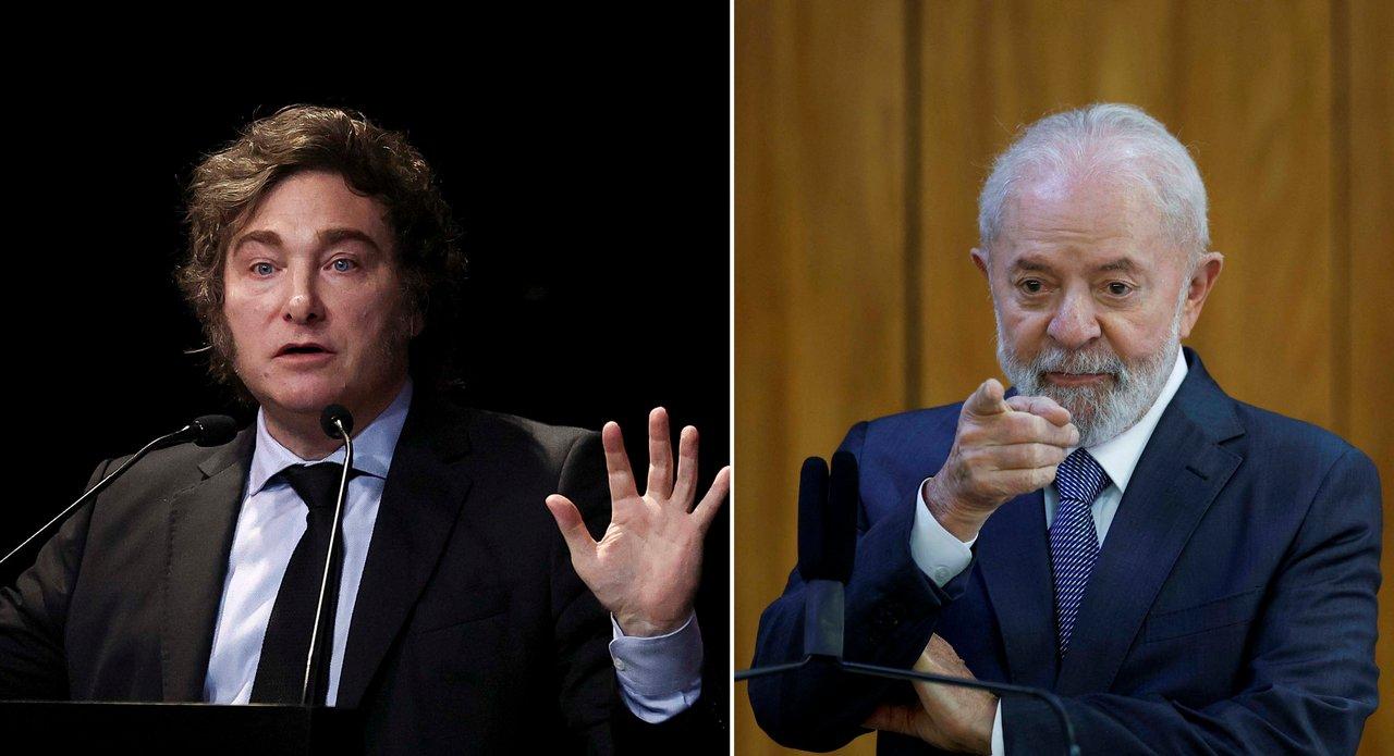 Milei desembarca en Brasil para apoyar la candidatura de Flaacutevio Bolsonaro y tensiona con Lula