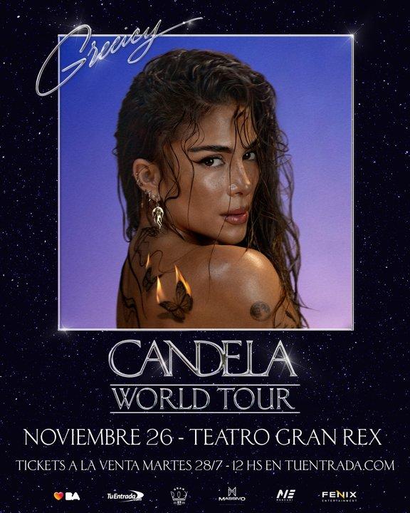 Greeicy regresa a la Argentina con su tour Candela