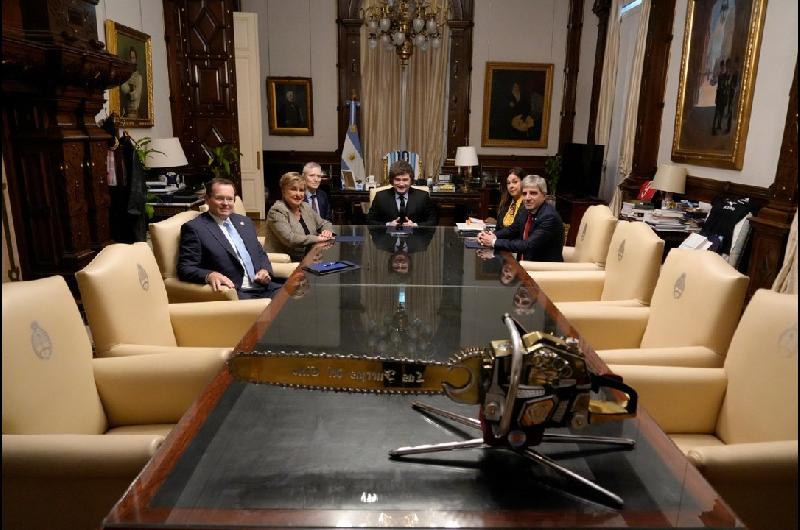 Javier Milei se reunioacute con Georgieva en Casa Rosada