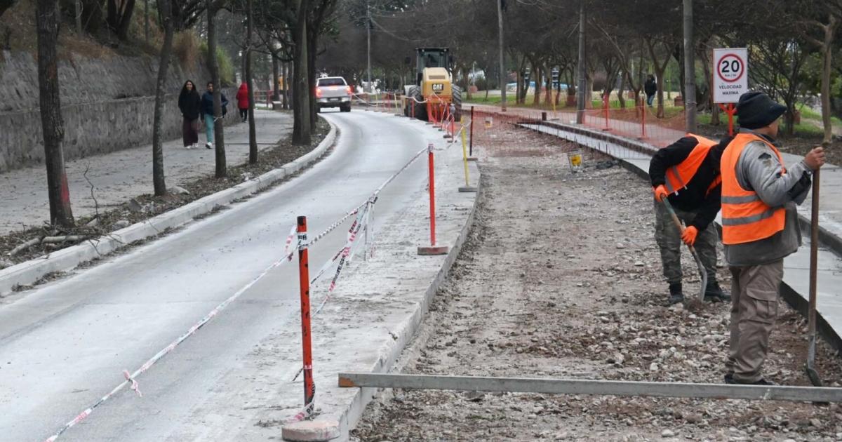 La pavimentacioacuten de avenida Libertad tiene 85-en-porciento- de avance