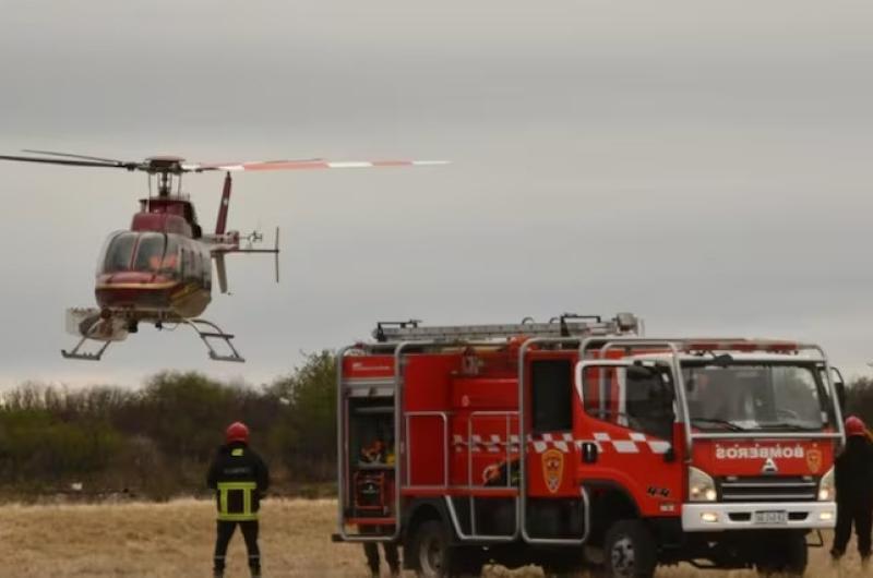  7 muertos al caer un helicoacuteptero de control de incendios forestales