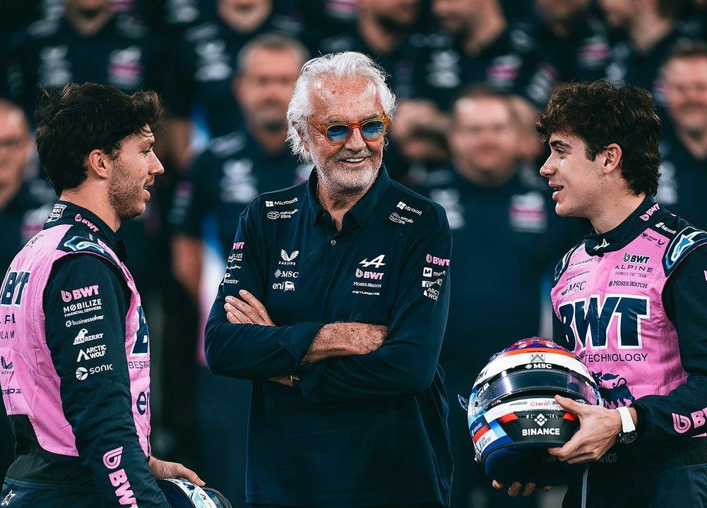 Briatore dejoacute abierta la incoacutegnita sobre el futuro de Colapinto en Alpine