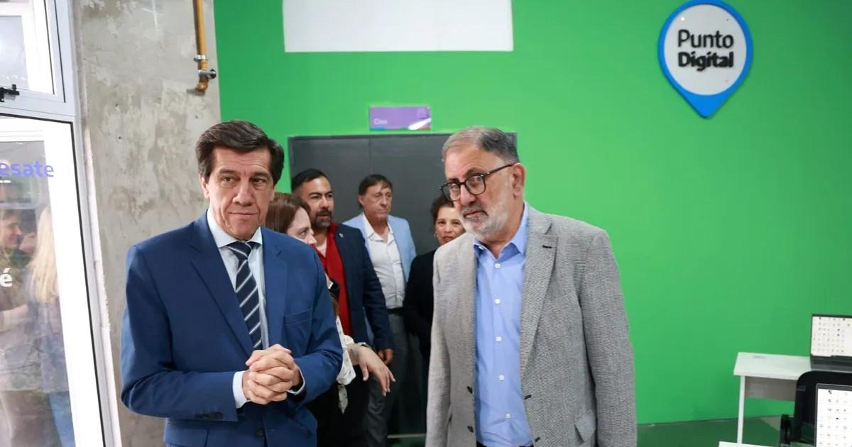 Sadir encabezoacute la reapertura del Punto Digital en Punta Diamante