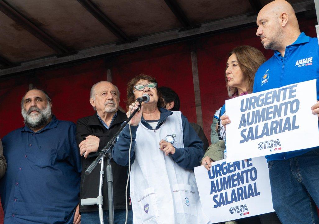 Paro docente- CTERA rechazoacute los salarios y advirtoacute que la Argentina se quedaraacute sin maestrosrdquo