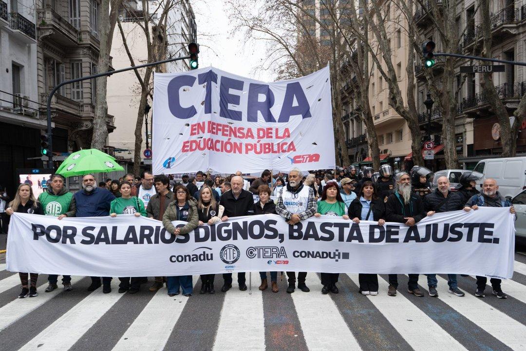 Paro docente- el Gobierno cruza a CTERA y habla de acatamiento dispar