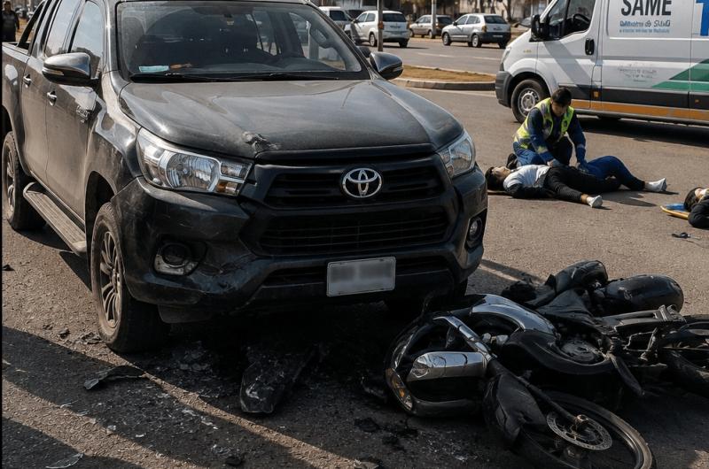 Conduciacutea con 267 gl de alcohol en sangre y colisionoacute a dos motociclistas