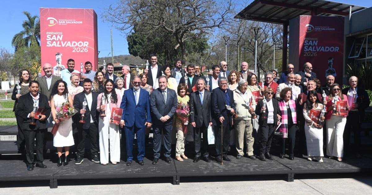 Entregaron las distinciones de los Premios San Salvador 