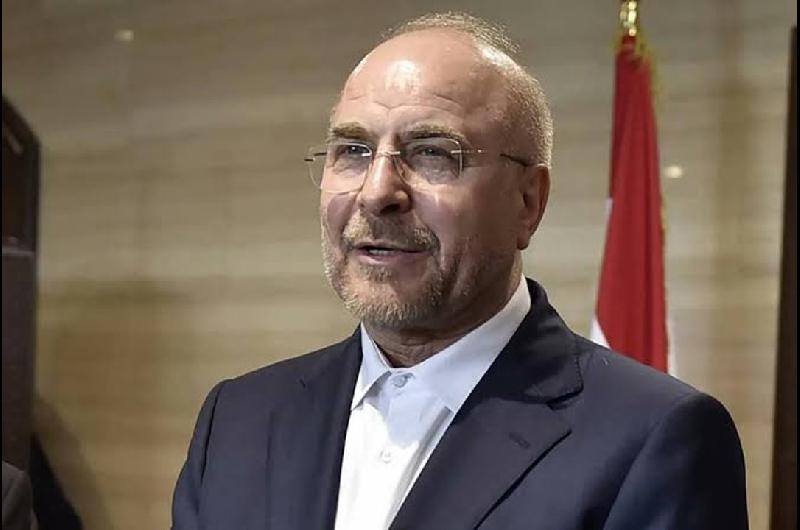 Diplomacia teatral en bucle- el presidente del Parlamento iraniacute se burla de Trump
