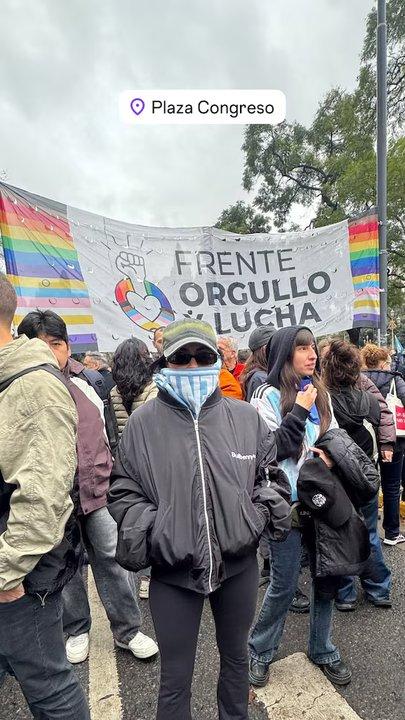 Desde Fito Paacuteez y Lali Espoacutesito hasta Laura Azcurra- los famosos en la marcha frente al Congreso