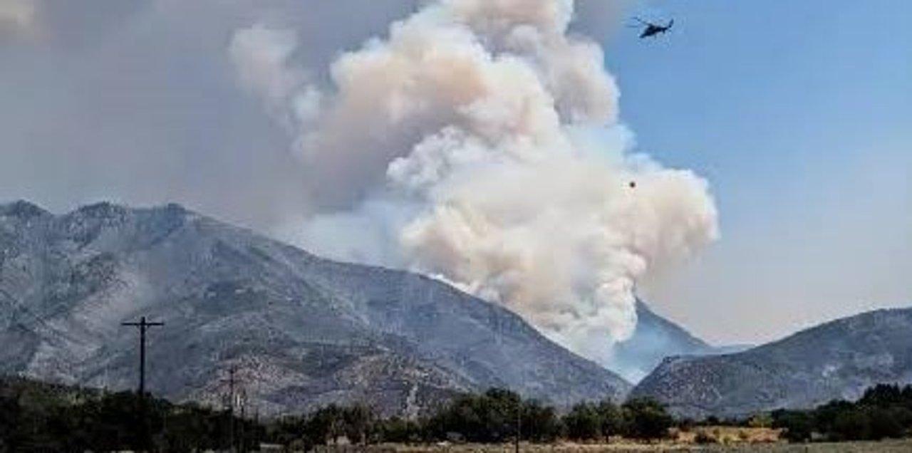 Estados Unidos- se estrelloacute helicoacuteptero que combatiacutea un incendio forestal en Utah