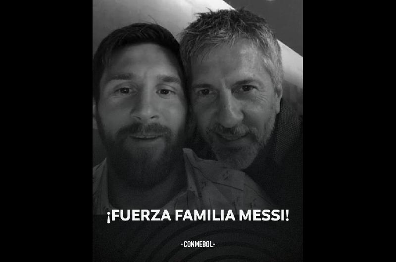 CONMEBOL despidioacute a Jorge Messi y acompantildeoacute a Lionel y su familia