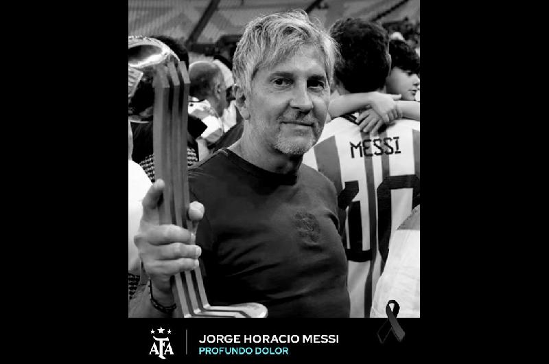 AFA dispuso un minuto de silencio y brazaletes negros por el fallecimiento de Jorge Messi
