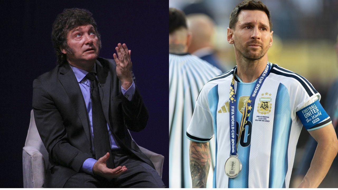 Milei se refirioacute al fallecimiento del padre de Messi- ldquoDa verguumlenza pensar