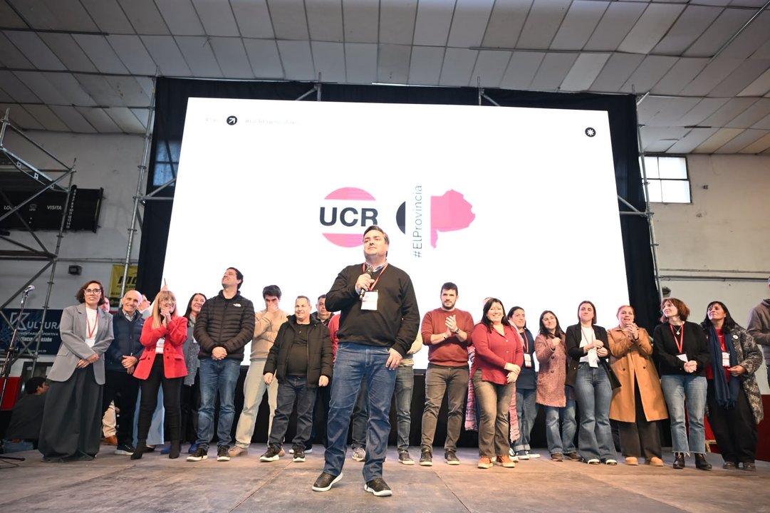 Emiliano Balbiacuten encabezoacute el relanzamiento del radicalismo bonaerense- ldquoVamos a dar pelea en cada rincoacuten de la provincia