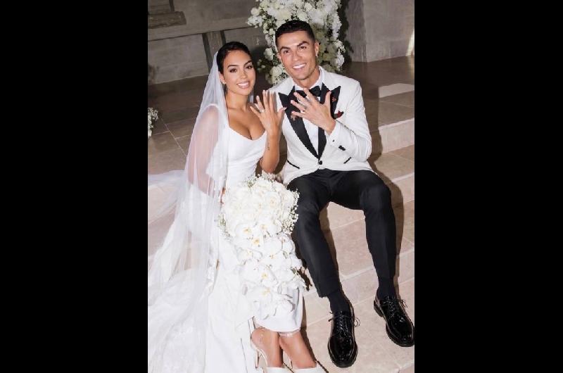 Cristiano Ronaldo y Georgina Rodriacuteguez ya son marido y mujer- coacutemo lo anunciaron