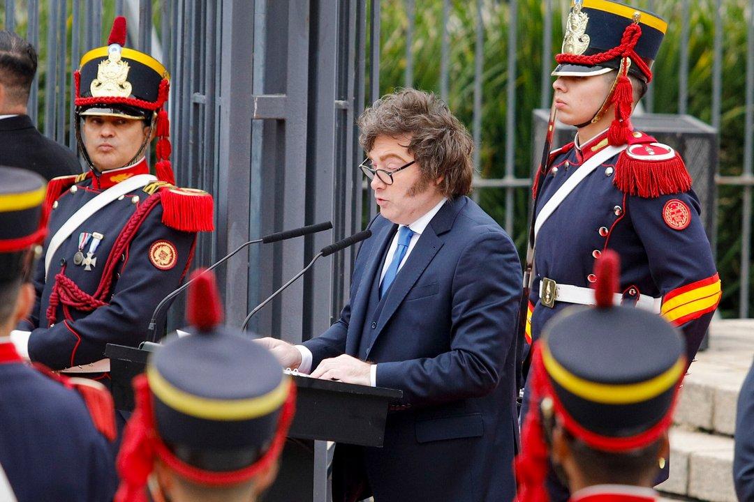 Milei homenajeoacute a San Martiacuten- ldquoTenemos la libertad como mandato y seguir el camino de nuestro padre fundadorldquo