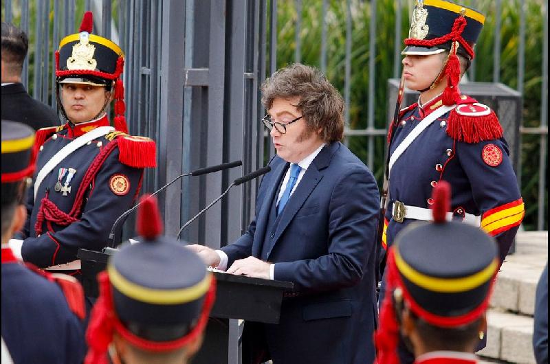 Milei homenajeoacute a San Martiacuten- ldquoTenemos la libertad como mandato y seguir el camino de nuestro padre fundadorldquo