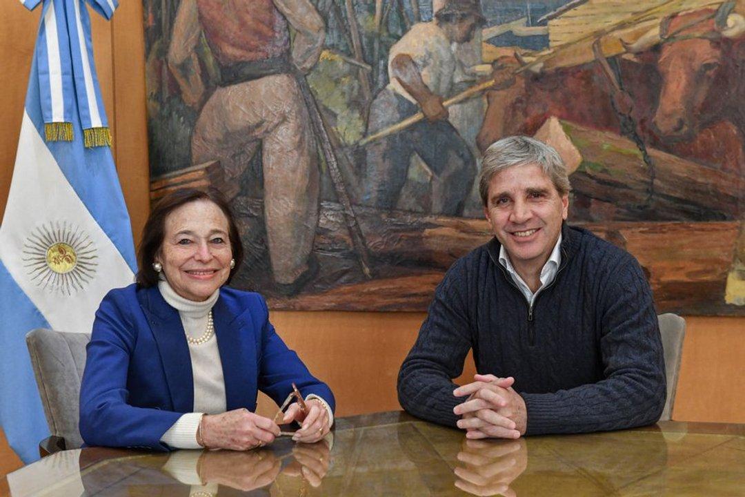 Caputo recibioacute a las autoridades del BID y se reunioacute con la titular del Consejo de las Ameacutericas