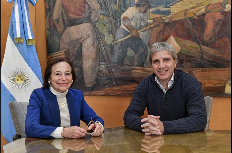 Caputo recibioacute a las autoridades del BID y se reunioacute con la titular del Consejo de las Ameacutericas