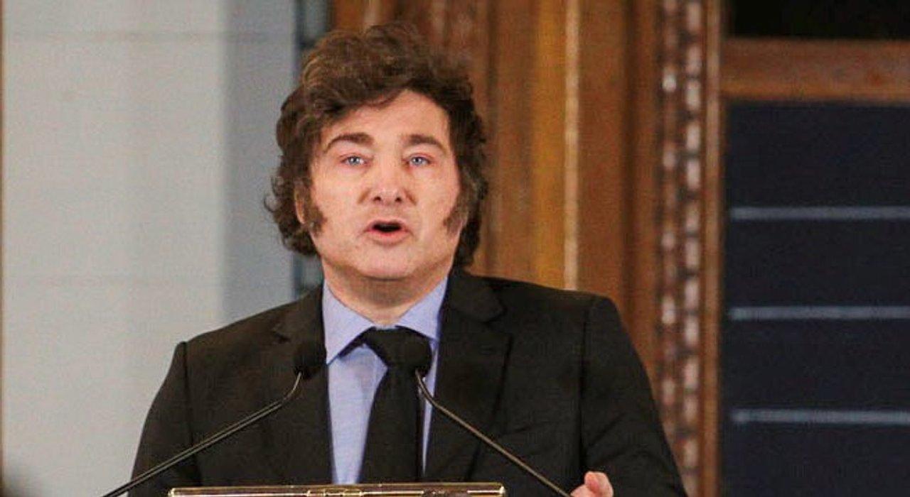 Javier Milei en la Bolsa de Comercio de Rosario- ldquoPor queacute tanto ruido con la morosidad