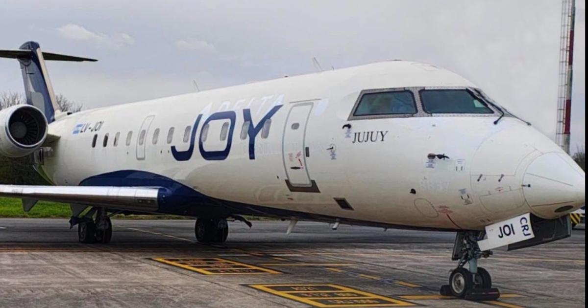 Joy Airline se prepara- bautizoacute a una de sus aeronaves Jujuy