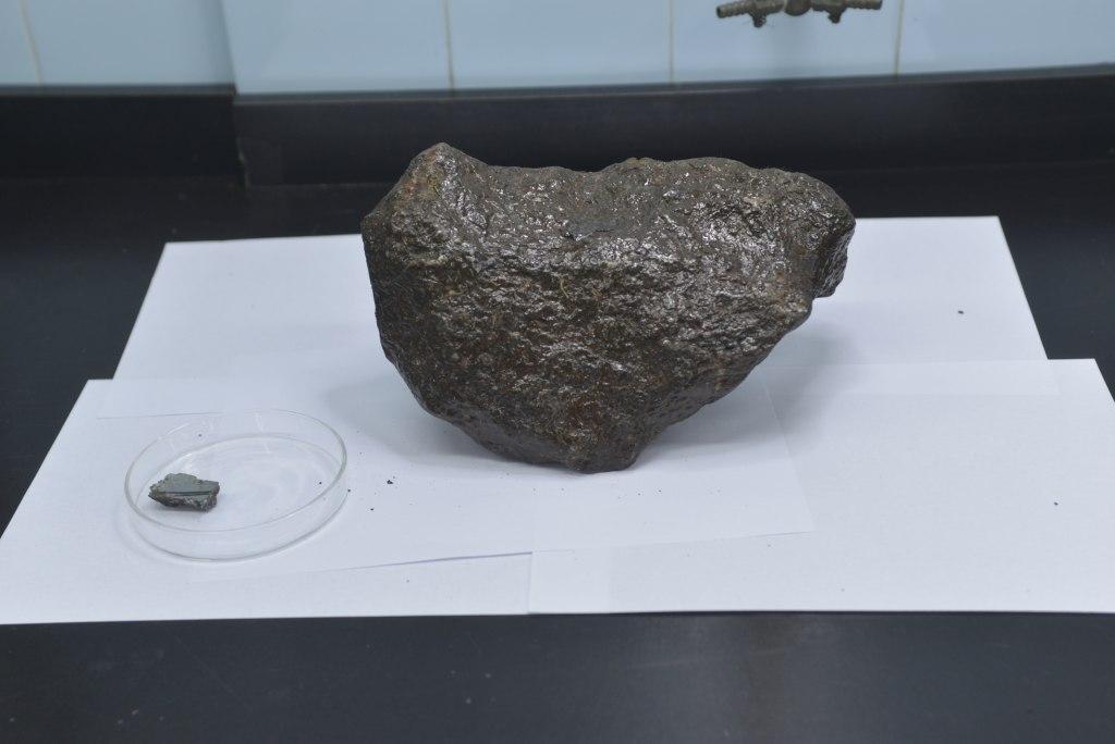Lo guardoacute en un estante durante antildeos- la roca que resultoacute ser un meteorito de 4600 millones de antildeos