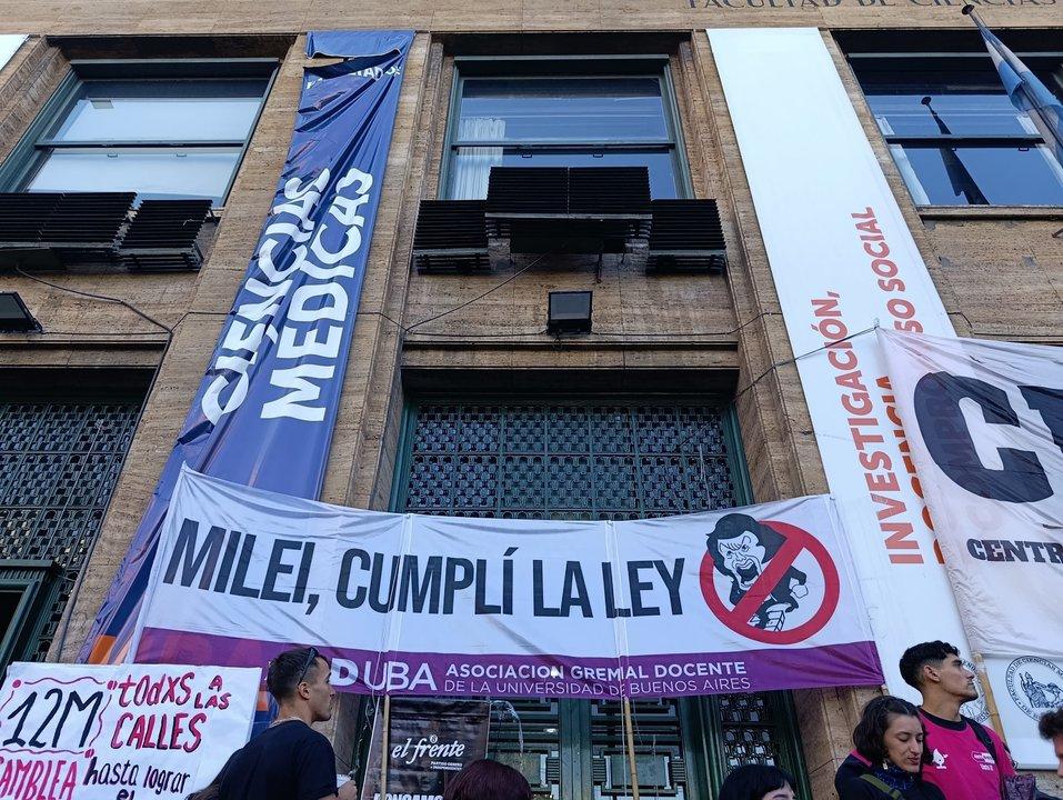 Nuevo paro universitario por 48 horas en reclamo del cumplimiento de la Ley de Financiamiento