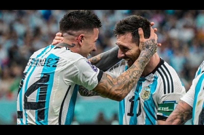 De pedirle que no se retire a despedirlo como campeoacuten- la emotiva carta de Enzo Fernaacutendez a Messi