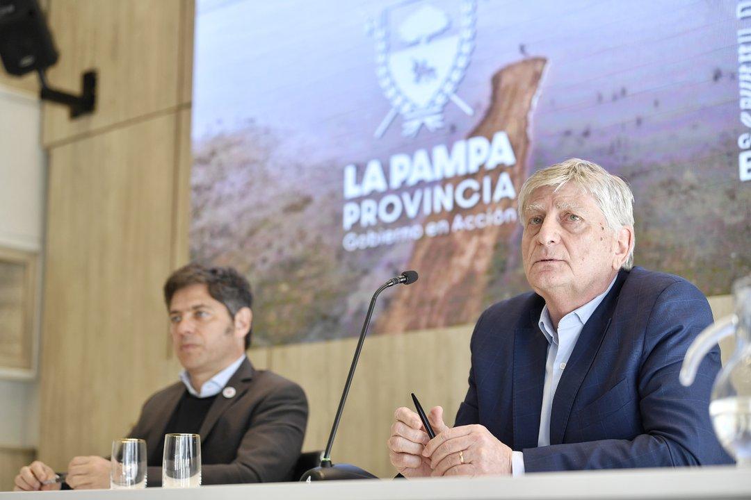 Kicillof afianza su viacutenculo con gobernadores de cara a 2027 y firmoacute un convenio con Ziliotto de prevencioacuten ante El Nintildeo