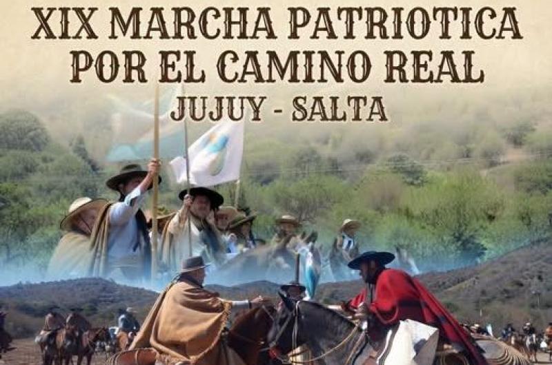 El saacutebado se realizaraacute la tradicional Marcha Patrioacutetica por el Camino Real