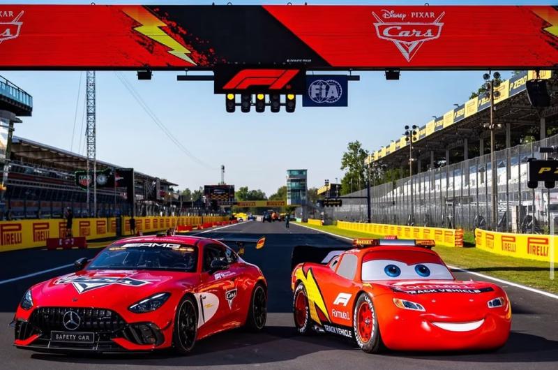 Rayo McQueen diraacute presente en el GP de Italia de Foacutermula 1