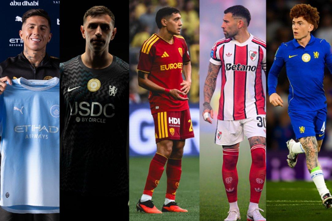 Uno por uno- los futbolistas de la Seleccioacuten argentina que cambiaron de club en este mercado de pases