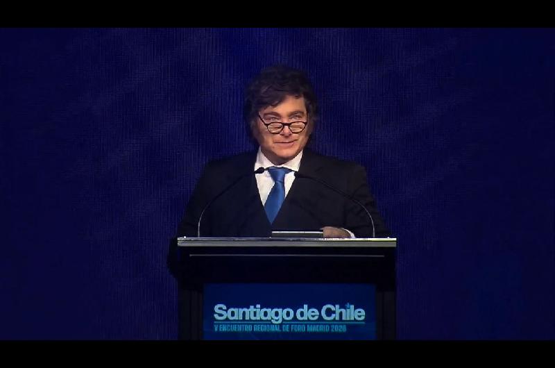 El furcio de Milei en Chile- ldquoEstaacute claro que nunca nuestro modelo funcionoacuterdquo