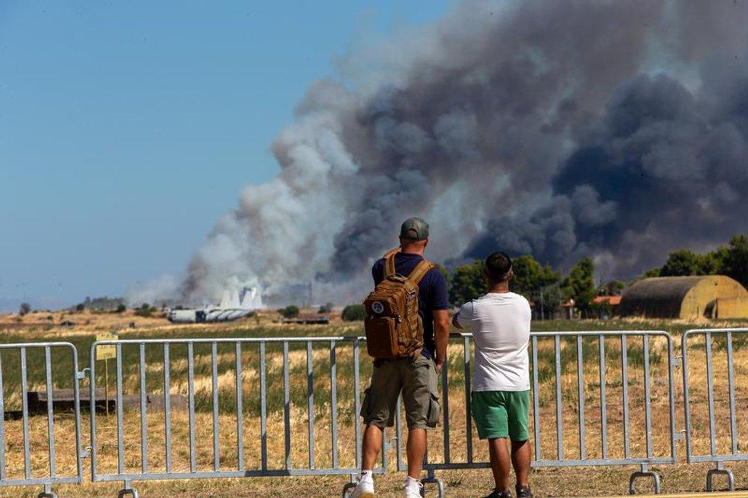 Un avioacuten de combate de fuerza aeacuterea de Grecia se estrelloacute cerca de Atenas  