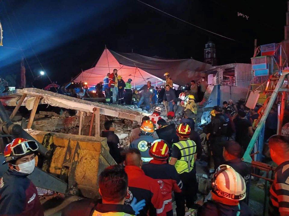Tragedia en Meacutexico- una explosioacuten de pirotecnia dejoacute nueve muertos durante unas fiestas patronales